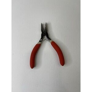 Husky Plier, Needle Nose, Long Tip, Serrated Jaw, 4"